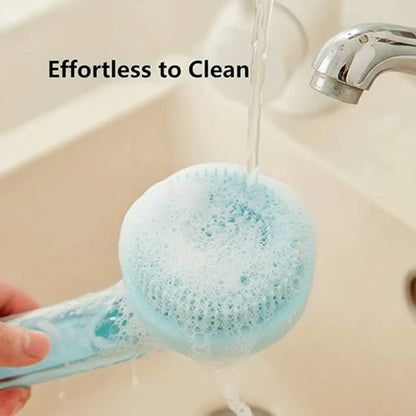 2026 Professional Dual-Function Pet Bath and Grooming Brush with Integrated Shampoo Dispenser, Ergonomic Non-Slip Handle, and De-Shedding Tools for Enhanced Canine and Feline Care, Promoting Fur Cleaning and Circulation for Home Use