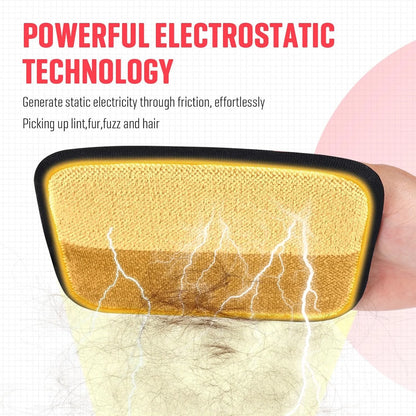 Pet Hair Removal Glove, Newly Upgraded Reusable Electrostatic Pet Hair Gloves, Pet Hair Remover Tool for Clothing, Couch, Carpet, Car Seat-1 Pcs