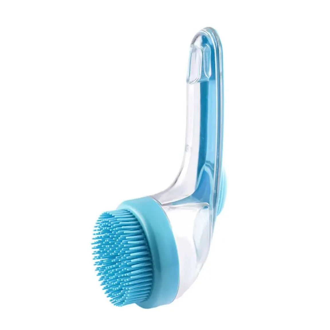 2026 Professional Dual-Function Pet Bath and Grooming Brush with Integrated Shampoo Dispenser, Ergonomic Non-Slip Handle, and De-Shedding Tools for Enhanced Canine and Feline Care, Promoting Fur Cleaning and Circulation for Home Use