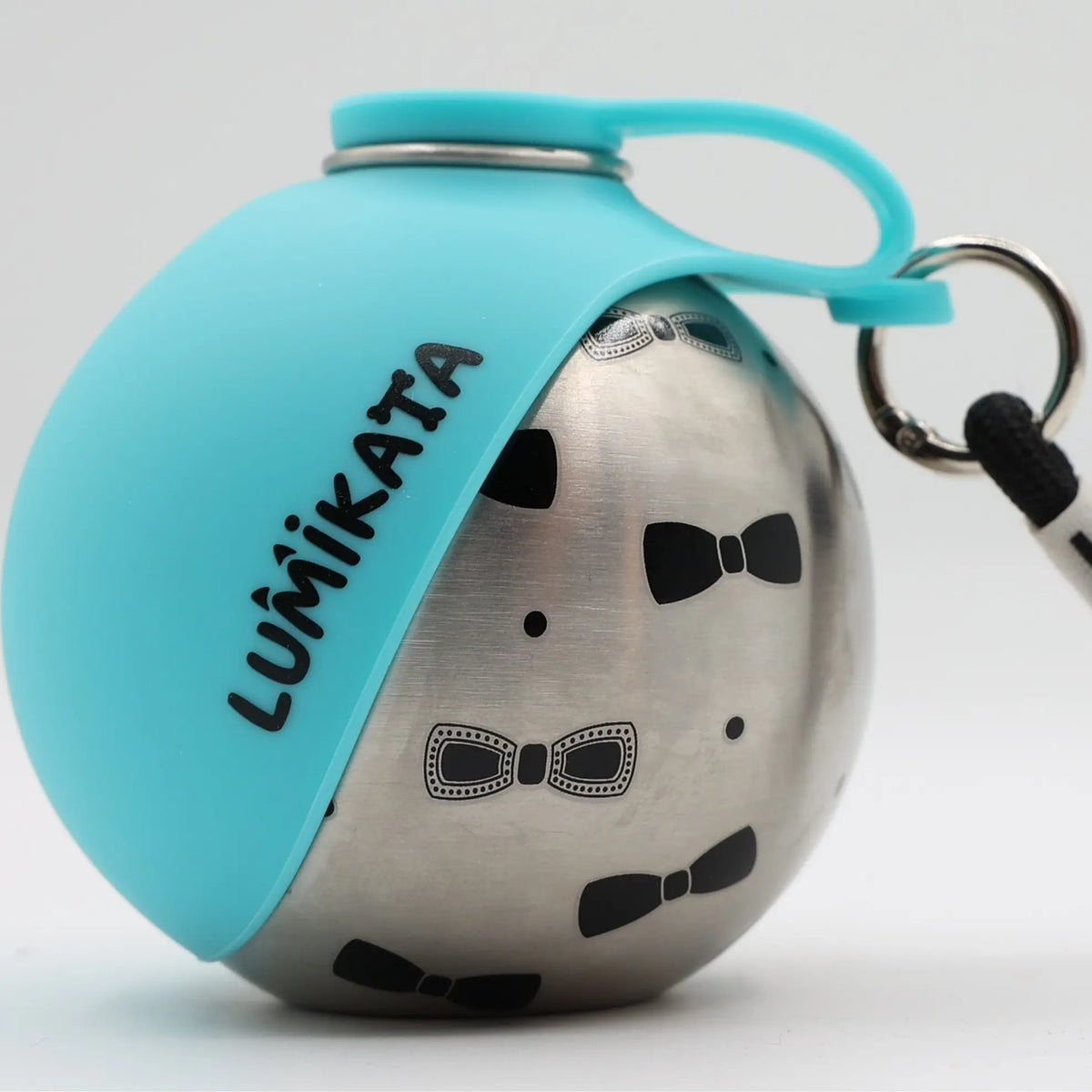 Lumikata 2-in-1 Portable Dog Water Bottle - 10oz Stainless Steel with Silicone Foldable Bowl, Leak-Proof Design for Small Dogs and Pet Feeding Supplies