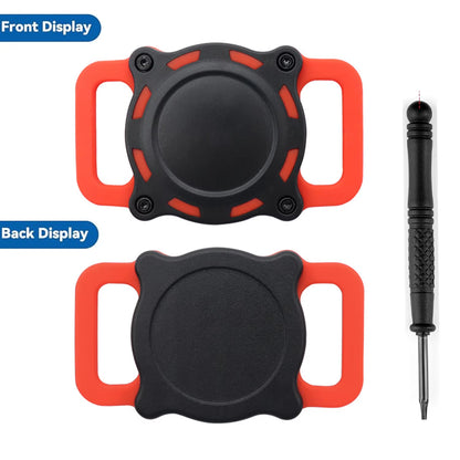 Premium Waterproof Airtag Holder for Dog Collars - Shockproof, Ultra-Durable Plastic and Silicone Protective Case