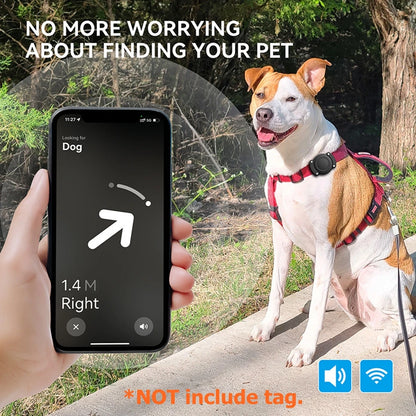 Waterproof and Dustproof Protective Case for Airtag GPS Tracker - Compatible Holder for Pet Collars (Dogs and Cats)