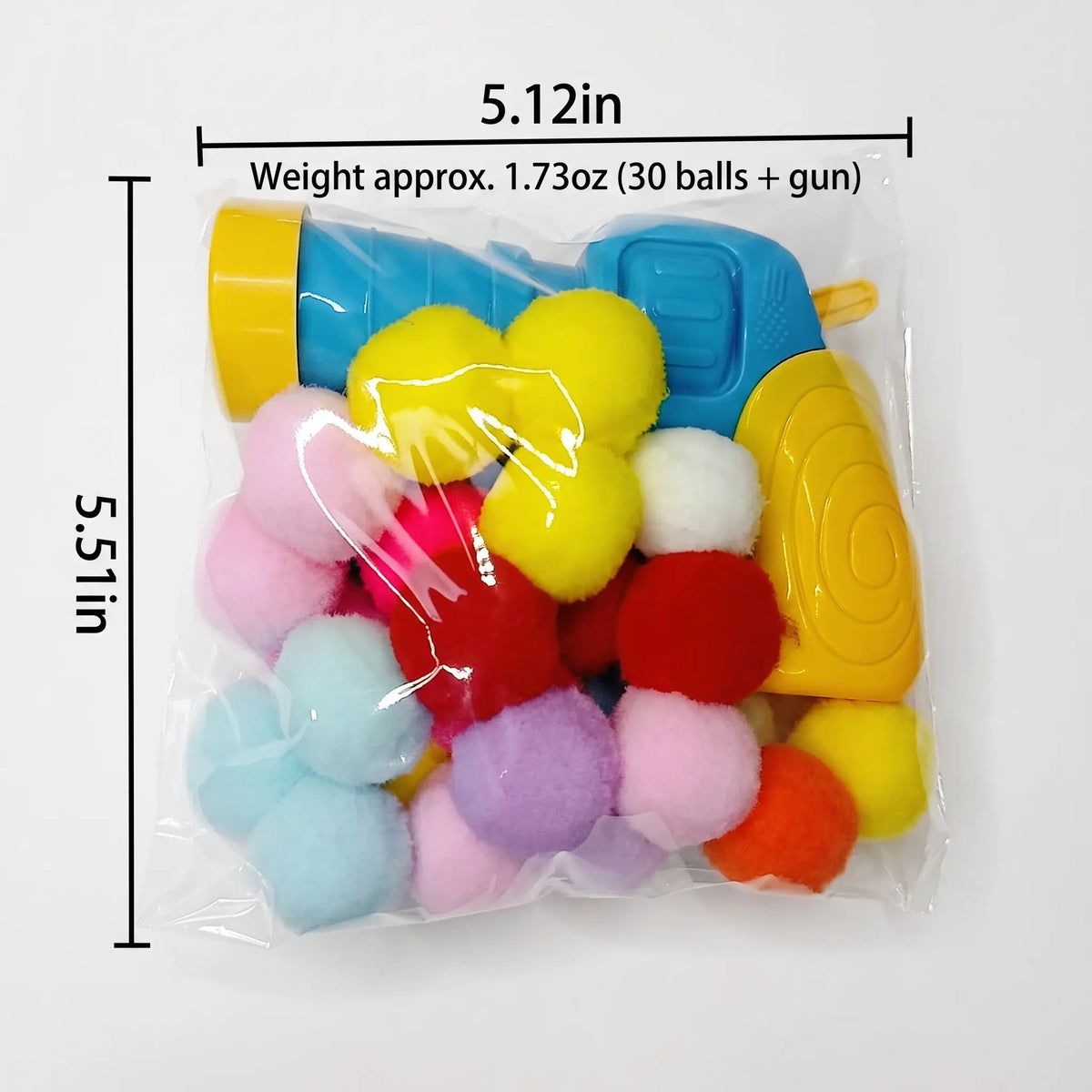 Universal Interactive Cat Toy Launcher Set with 30 Plush Balls - Manual Trigger, Durable and Battery-Free Indoor Chasing Game for Enhanced Bonding, Ideal Gift for Cats