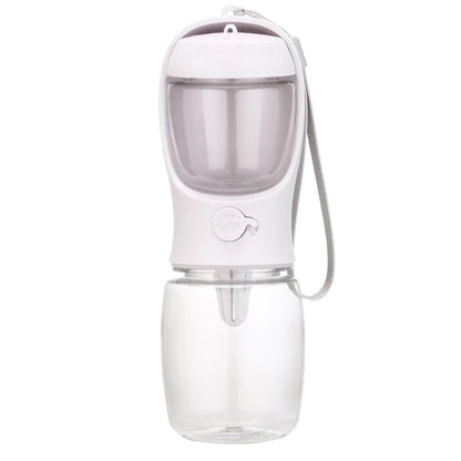 Pets Dog Water Bottle Portable Food Grade Material Dog Cat Travel Pet Water Cup Bottle with Food Dispenser Puppy Water Bottle