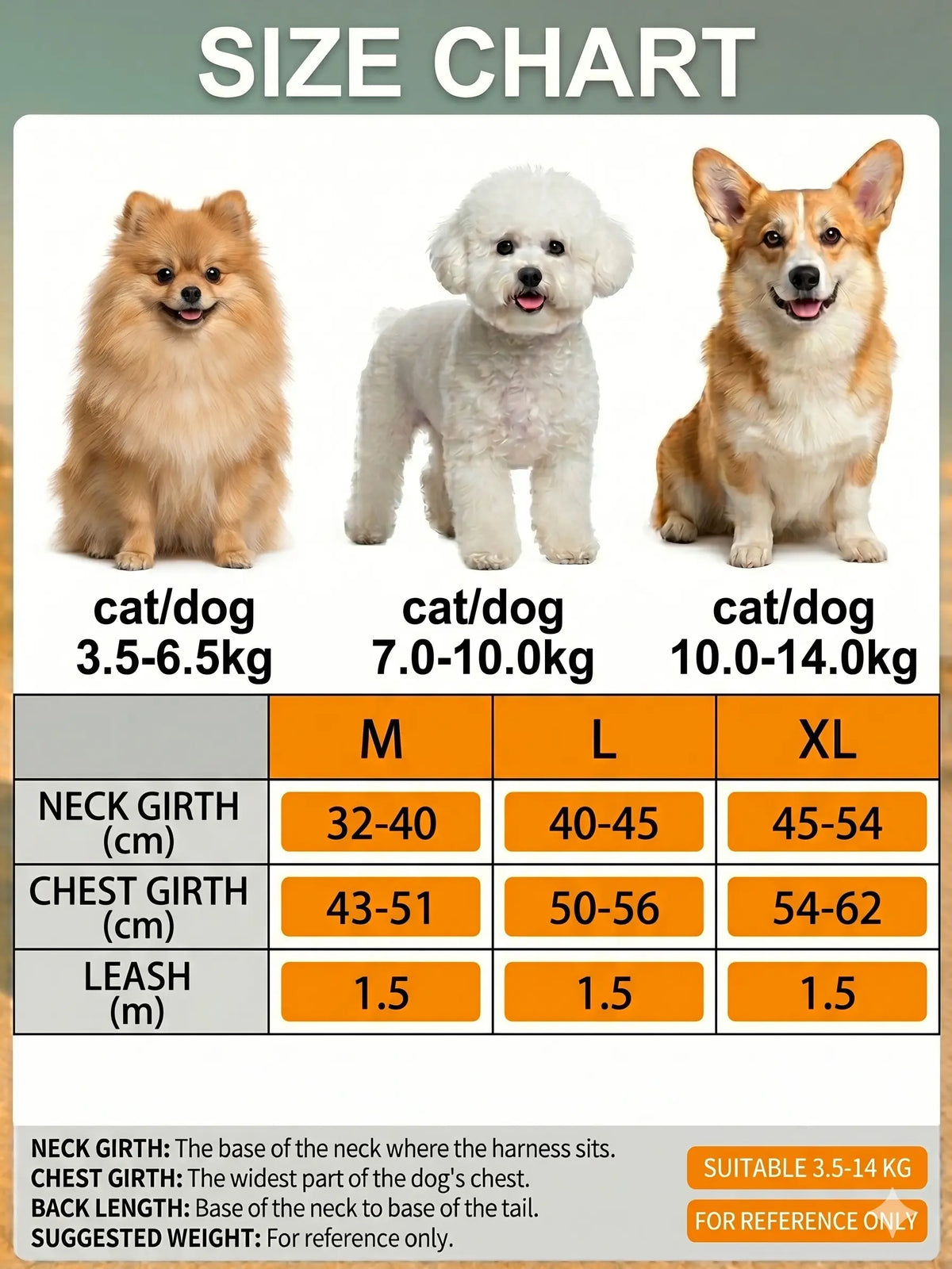 Adjustable Pet Harness and Leash Set - Soft Suede Vest with Durable Reflective Features for Tangle-Free Walking, Perfect for Daily and Nighttime Outdoor Activities