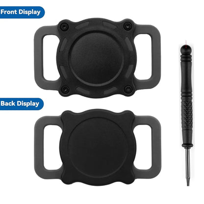 Premium Waterproof Airtag Holder for Dog Collars - Shockproof, Ultra-Durable Plastic and Silicone Protective Case