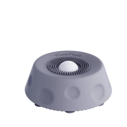 Pawpace Silicone Slow Feed Dog Bowl - 250ml No-Mess Design with Ball, Spatula Included, and 8 Suction Cups for Improved Mental Stimulation and Clean Feeding Experience