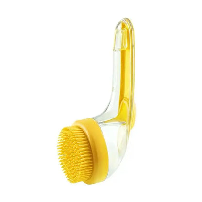 2026 Professional Dual-Function Pet Bath and Grooming Brush with Integrated Shampoo Dispenser, Ergonomic Non-Slip Handle, and De-Shedding Tools for Enhanced Canine and Feline Care, Promoting Fur Cleaning and Circulation for Home Use