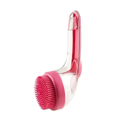 2026 Professional Dual-Function Pet Bath and Grooming Brush with Integrated Shampoo Dispenser, Ergonomic Non-Slip Handle, and De-Shedding Tools for Enhanced Canine and Feline Care, Promoting Fur Cleaning and Circulation for Home Use