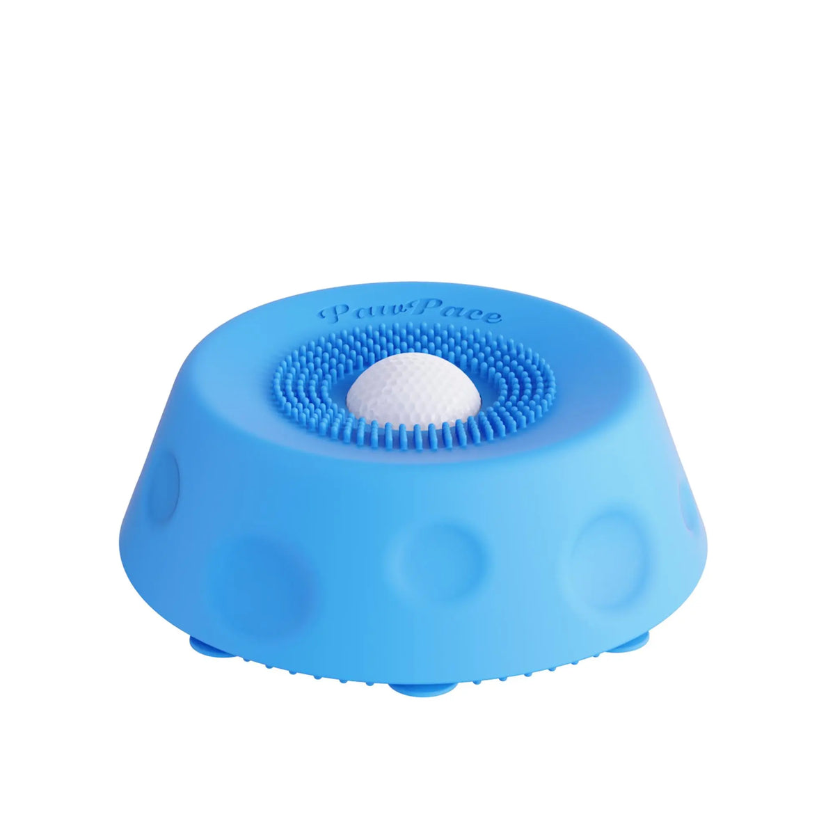 Pawpace Silicone Slow Feed Dog Bowl - 250ml No-Mess Design with Ball, Spatula Included, and 8 Suction Cups for Improved Mental Stimulation and Clean Feeding Experience